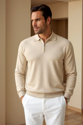 Stefano – Elegant Men Polo with Zip