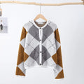 Geblokte™ Knitted Cardigan | Tranddy and Comfortable | Relaxte Pasvorm