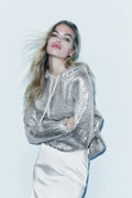 Metallic™ Knitted Hoodie | Glinsterend Design | Comfort and Style