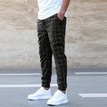 Elroy™ Men's Geruite Slim-Fit Pants