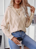 Bonnie™ Classic Knitted Womand'sSweater with Kabelpatroon