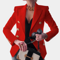 Lydia™ Women's Blazer with Goudkleurige Buttons
