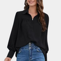 Ava™ Womand'sBlouse with Ballonmouwand