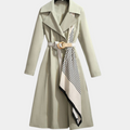 Aurembiaix | Luxe Women Trenchcoat with Elegant Belt