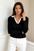 Langarmige Polo Shirt with Contrasterende Collar