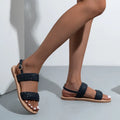 Platte Summer Sandals with Anti-Slip Sole | Elina