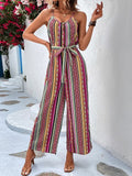 Sandie | Spaghetti Boho Jumpsuit