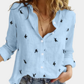 Louise™ Womand blouse with Zwaluwprint