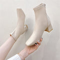 Squareshoes I Hak with Square Toe for Women