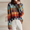 Louisa™ Kleurrijke Geruite Sweater