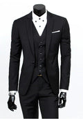 Men's Zakelijk Pak | Driedelige Set for Stijl and Comfort, the Hele Jaar Door