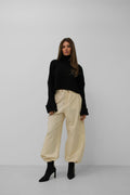 Ava | Women Cargo-Jogger in Geel