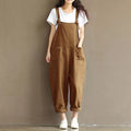 Celeste | Loose Cotton Jumpsuit with Pockets