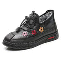 Gemma Leather Winter Sneakers | Stylish Leather Winter Sneakers