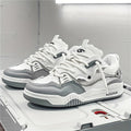 Men's Low Top Lace Up Sneakers with Multi-Panel